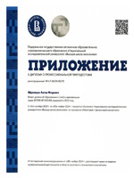 Приложение к диплому о переподготовке - Шуплецов Антон Игоревич